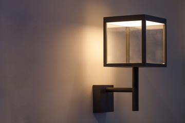 Beautiful modern wall lamp interior contemporary decoration