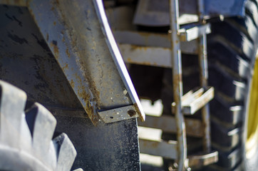 multi-colored paint on uneven surface