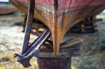 multi-colored paint on uneven surface