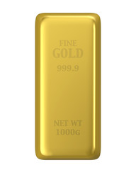 Gold Bars Isolated