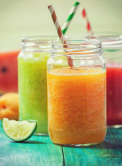 Freshly Blended Fruit Smoothies
