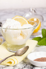 Vanilla ice cream