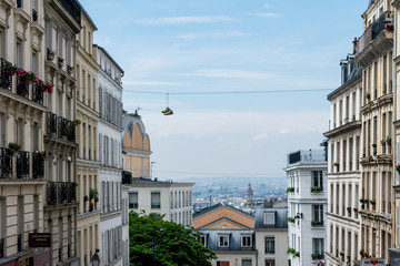 The view of Paris from Montmartre