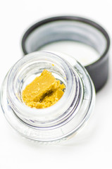 Legal Cannabis Marijuana Wax Dab Concentrate