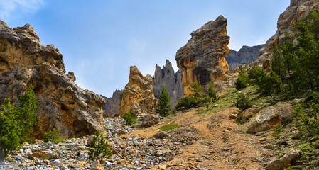 Casse Deserte in den Hautes Alpes de Provence