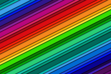 Abstract background with rainbow colors, oblique lines, color crayons. colorful vector illustration