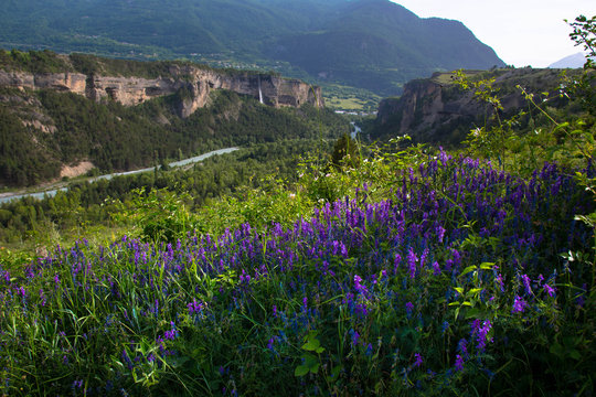 Plateau de Guillestre in den Hautes Alpes in Frankreich