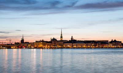 The Swedish capital Stockholm..