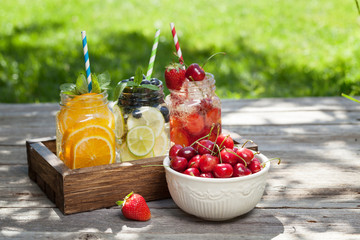 Fresh lemonade jar
