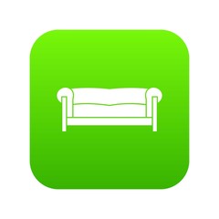 Sofa in simple style isolated on white background vector illustration