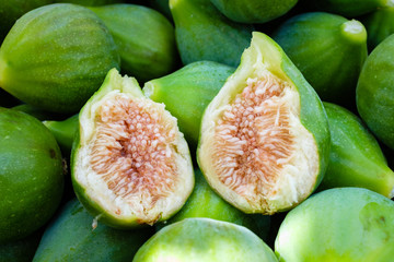 Freshly picked figs, Ficus carica - Apulia, Italy