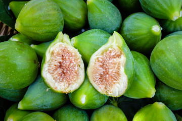 Freshly picked figs, Ficus carica - Apulia, Italy
