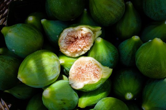 Freshly picked figs, Ficus carica - Apulia, Italy