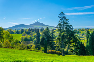 Sugarloaf hill in Ireland