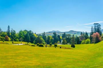 Gardens of the Powerscourt estate in Ireland