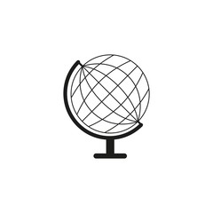 Fototapeta na wymiar Globe sketch icon