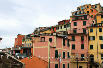 Fototapeta na wymiar Architecture, design of buildings in Italy.