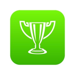 Trophy icon. Simple illustration of trophy vector icon for web