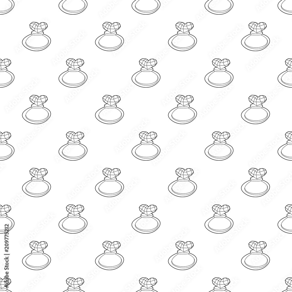 Poster perfume pattern vector seamless repeating for any web design