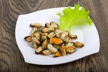 Pickled mussels