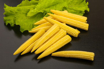 Young baby corn