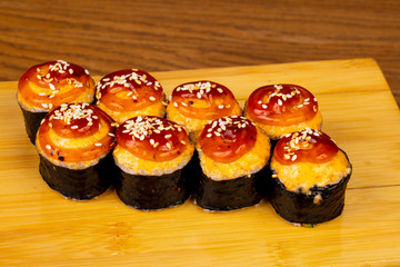 Delicious fried rolls