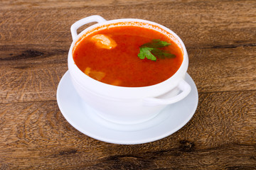 Russian Solyanka soup