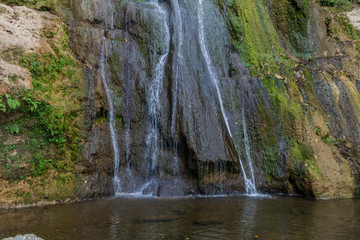 Fototapeta na wymiar Waterfall near Yojoa lake, Honduras