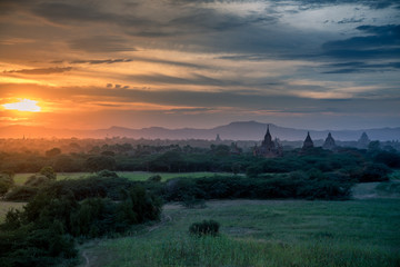 Myanmar Sunset Temple - 209779857
