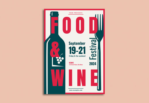 Food & Wine Festival Poster