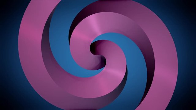 Travel Vortex Spiral Tunnel. Portal to Multiple Dimensions. Space-Time Continuum Visual Effect. Animated Motion Background Blue Cyan