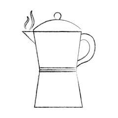 coffee teapot isolated icon vector illustration design