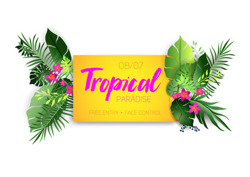 Tropical hot poster