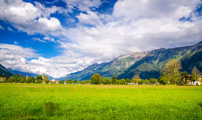 Beautiful landscape of Interlaken, Switzerland