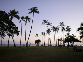 Fort DeRussy beach park Honolulu Hawaii Oahu island 