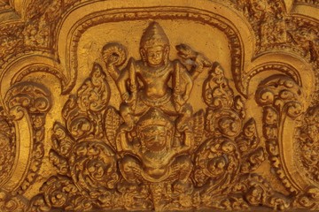 Fototapeta na wymiar Bas relief khmer