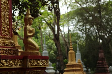 Cimetière au Cambodge