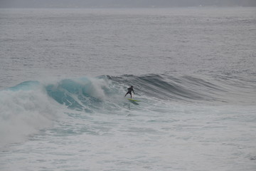 Surfing na Atlantyku - obrazy, fototapety, plakaty