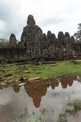 Fototapeta na wymiar Temple Khmer d'Angkor