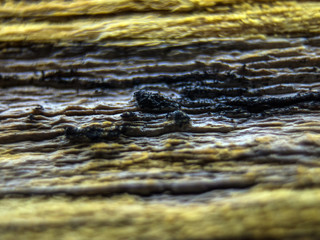 multi-colored paint on uneven surface