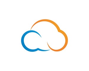 cloud vector logo template