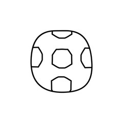 soccer ball sketch icon. Element of education icon for mobile concept and web apps. Outline soccer ball sketch icon can be used for web and mobile