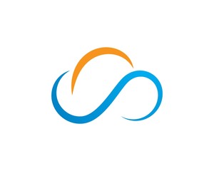 cloud vector logo template