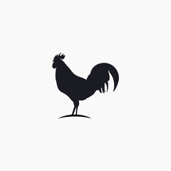 Rooster Logo Vector Template Design Illustration