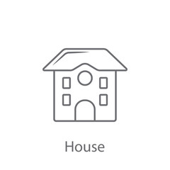 House vector icon. Simple element illustration. House vector symbol design from Insurance collection set. Can be used for web and mobile