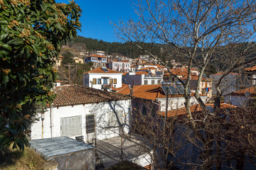 Fototapeta na wymiar Panoramic view of old town of Xanthi, East Macedonia and Thrace, Greece