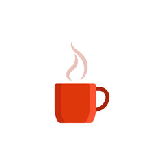 cup of coffee colored illustration. Element of colored food icon for mobile concept and web apps. Detailed cup of coffee icon can be used for web and mobile