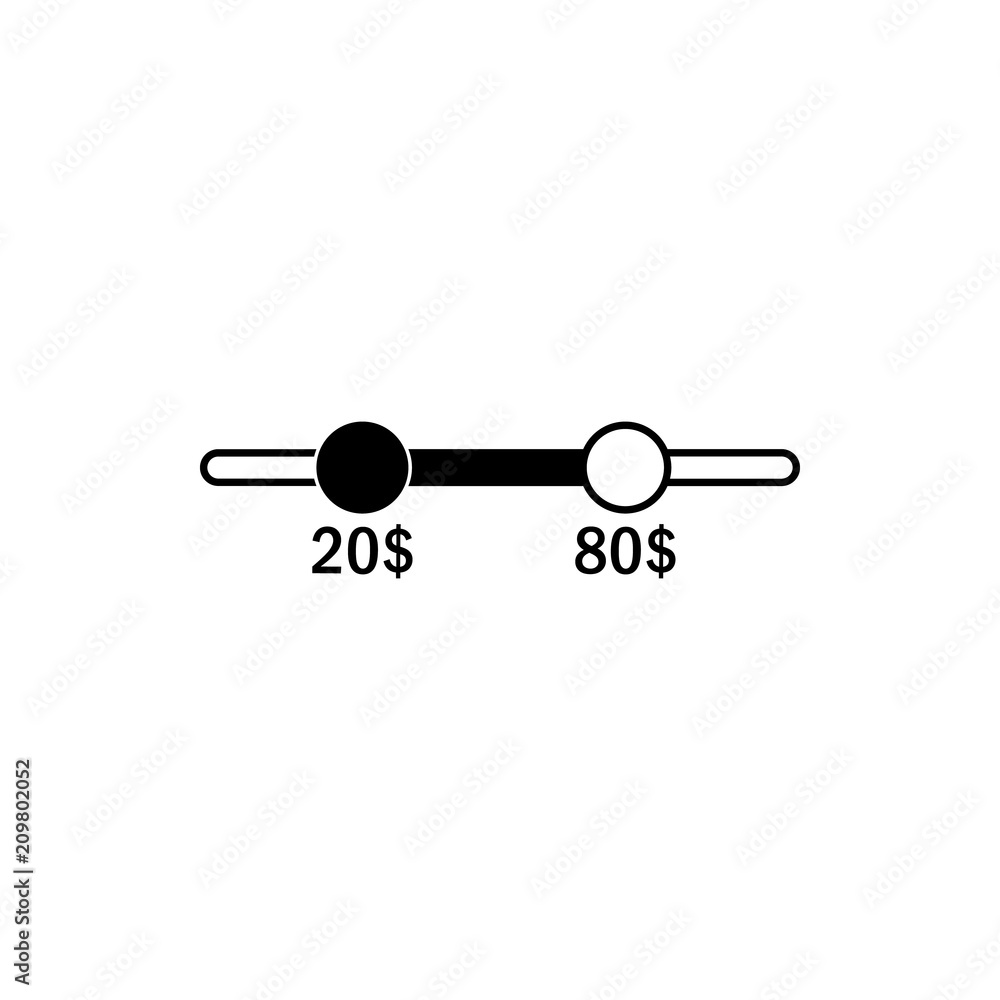 Poster loading bar by money icon. element of loading sign for mobile concept and web apps. detailed loading