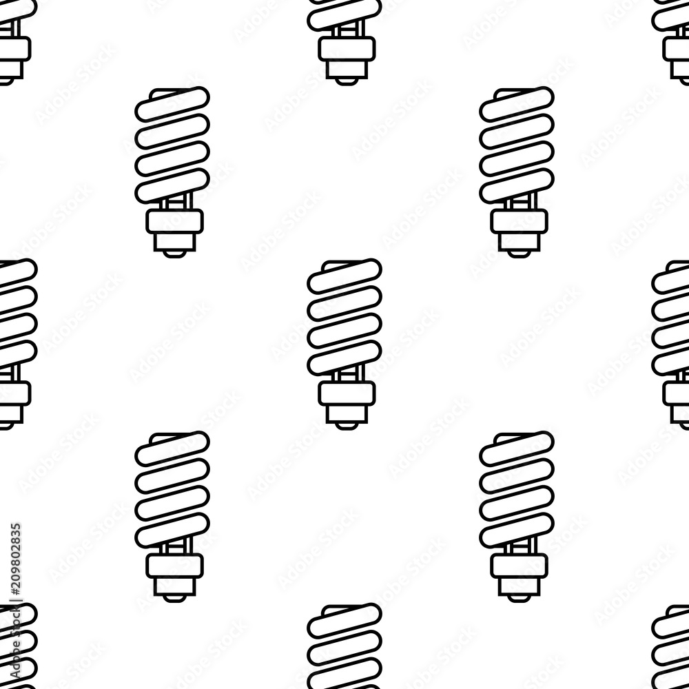 Poster eco lamp icon. element of appliances icon for mobile concept and web apps. pattern repeat seamless e