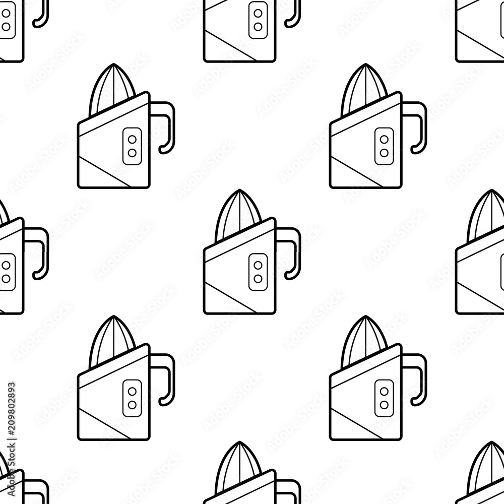 Poster juicer icon. element of appliances icon for mobile concept and web apps. pattern repeat seamless jui